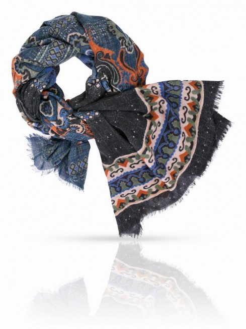 Палантин Унисекс W70.TW4-JAN178743/NAVY